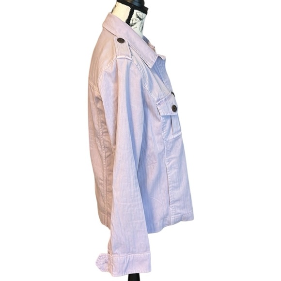 GAP Women's Light Purple Utility Jacket Size S - Picture 2 of 6